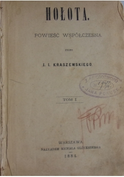 Hołota I -II, 1884 r.