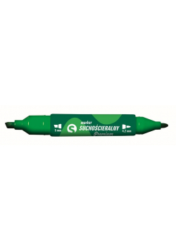 Marker suchoś. ziel. 2 końcówki (12szt.) KM504-Z2