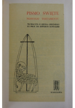 Pismo święte nowego testamentu