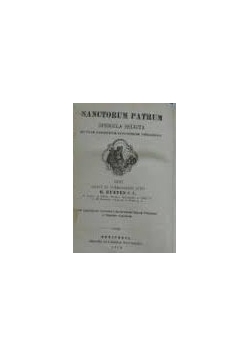 Sanctorum Patrum. Opuscula Selecta, 1868r.
