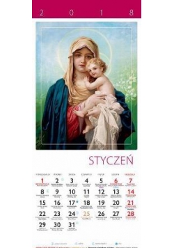 Kalendarz 2018 Ścienny DEHON