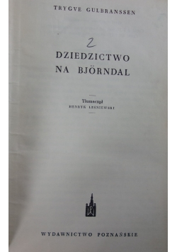 Dziedzictwo na Bjorndal