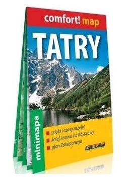 Comfort! map. Tatry. Mapa turystyczna 1:80 000, nowa