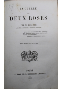 La Guerre des Deux Roses