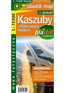 Mapa 1:75 000 Kaszuby z Półwyspem Helskim DEMART