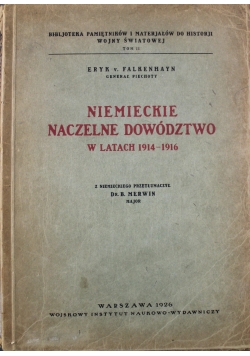 Niemieckie Naczelne Dowództwo 1926 r.
