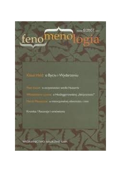 Fenomenologia 5/2007