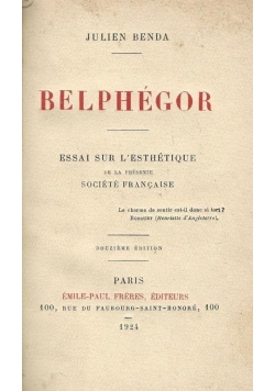 Belphegor, 1924r.