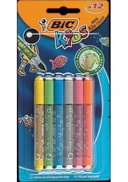 Flamastry mini Kid Couleur 12 kolorów BIC