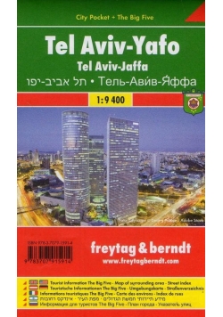 Tel Awiw-Jafa laminowany plan miasta 1:9 400