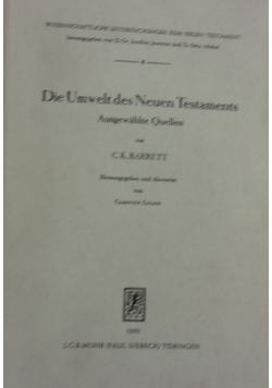 Die Umwelt des Neuen Testaments