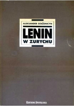 Lenin w  Zurychu