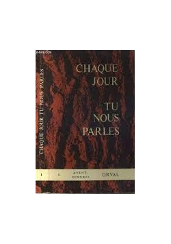 Chaque jour tu nous parles 1 Avent-Cendres