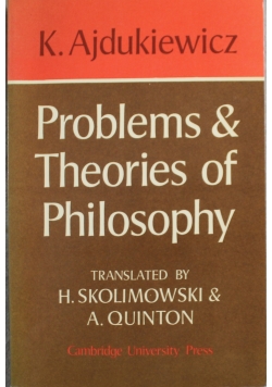 Problems Theories of Philosophy