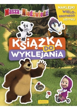 Masza i Niedźwiedź Książka do wyklejania