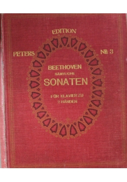 Samtliche Sonaten fur klavier zu 2 handen ok 1913 r.
