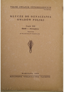 Klucze do oznaczania owadów Polski część XII