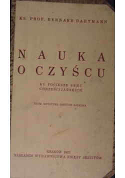 Nauka o czyścu, 1932r.