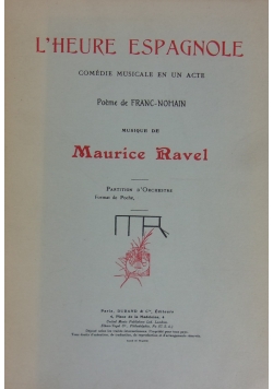 L'Heure Espagnole