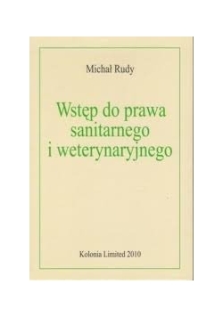 Wstęp do prawa sanitarnego i weterynaryjnego