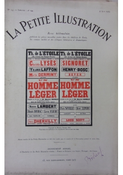 La Petite Illustration 16 Mai 1925r.