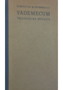 Vademecum Theologiae Moralis, 1947 r.