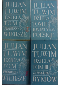 Dzieła Tuwima Tom od I do III