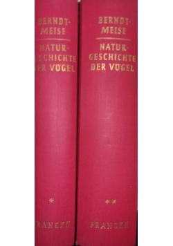 Naturgeschichte der Vogel ,Tom I,II