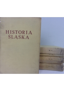 Historia śląska,zestaw 4 książek