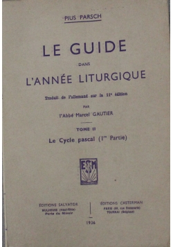 Le Guide dans L Annee Liturgique 1936 r.