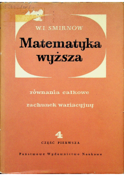 Matematyka wyższa Tom IV