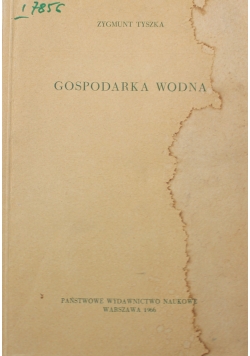 Gospodarka wodna