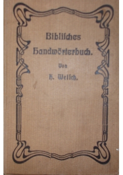 Bibliiches Handworterbuch, 1905 r.