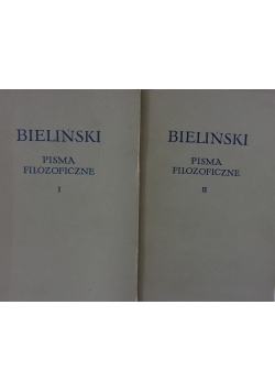 Pisma filozoficzne, tom I i II