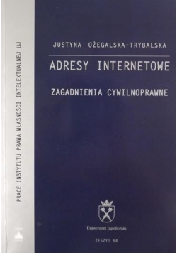 Adresy internetowe: zagadnienia cywilnoprawne