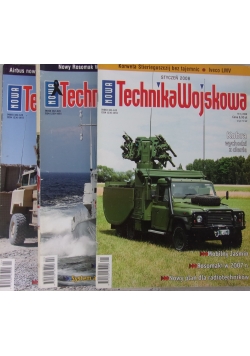 Technika wojskowa, zestaw 3 czasopism