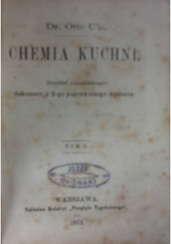 Chemia kuchni, 1873 r.