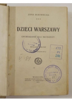 Dzieci Warszawy, 1911 r.
