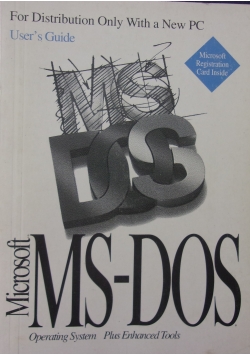Microsoft MS-DOS 6.2 User’s Guide