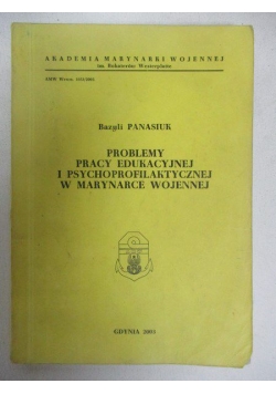 Problemy pracy edukacyjnej i psychoprofilaktycznej w marynarce wojennej
