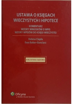 Ustawa o księgach wieczystych i hipotece