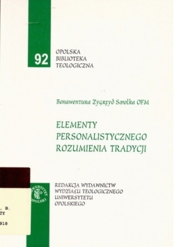 Elementy personalistycznego rozumienia tradycji