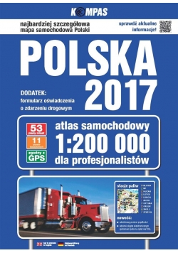 Atlas samochodowy Polski 1:200 000 w.2017