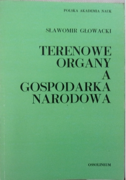Terenowe organy a gospodarka narodowa