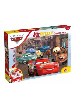 Puzzle dwustronne Plus 24 Auta
