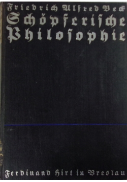 Schopferische Philosophie, 1933 r.