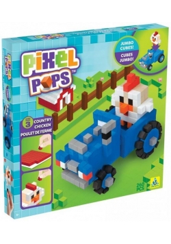 Pikselowe budowle - PixelPops Traktor