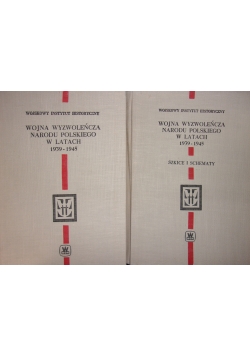 Wojna wyzwoleńcza narodu polskiego w latach 1939-1945 ,Zestaw 2 książek