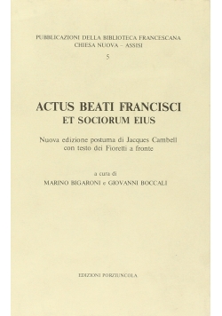 Actus beati francisci et sociorum eius