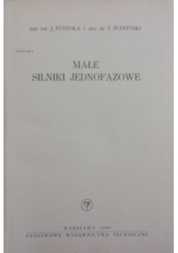 Małe silniki jednofazowe